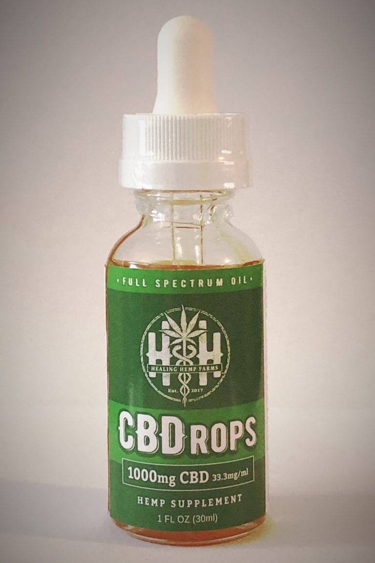 Full Spectrum 0 3 Thc 1000mg Cbd Oil 30ml Healing Hemp Farms